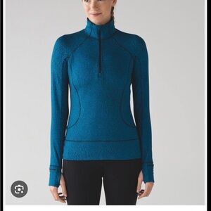 lululemon athletica Blue Long Sleeve Top